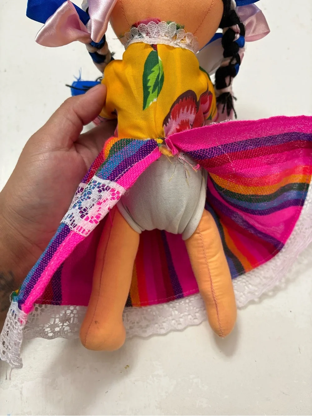 Cute Traditional Mexican Lelé doll